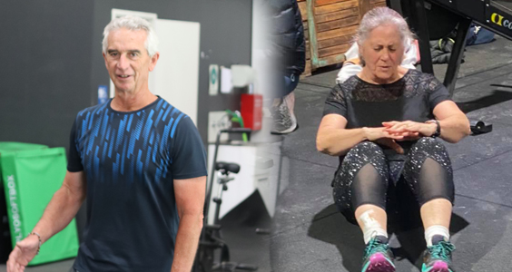 Dave & Vicki Cottee at PT Fitness Wodonga